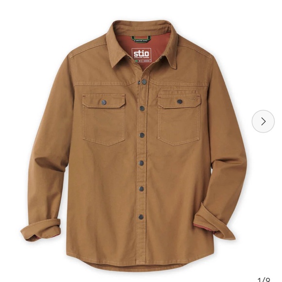Stio Men's Light Brown Shirt Jacket - Picture 2 of 16